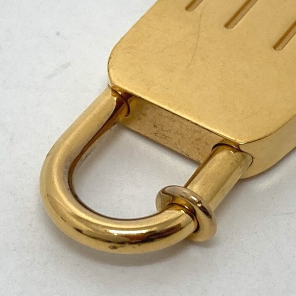 AUTHENTIC HERMES 2002 only Hand motif Cadena bag Accessories Charm Metal Gold - Picture 8 of 9